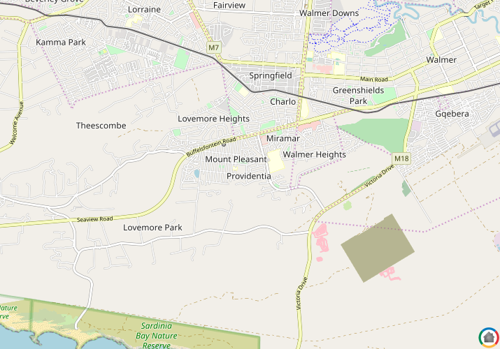 Map location of Providentia